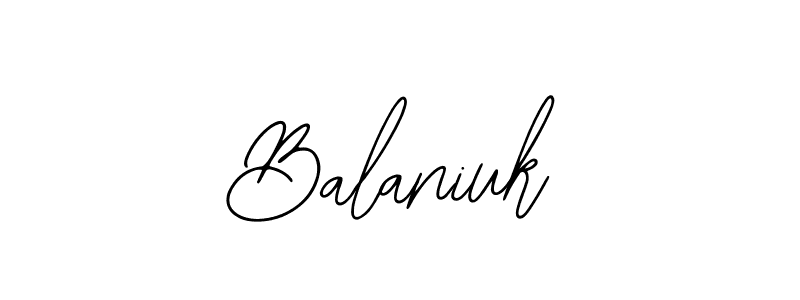 How to Draw Balaniuk signature style? Bearetta-2O07w is a latest design signature styles for name Balaniuk. Balaniuk signature style 12 images and pictures png