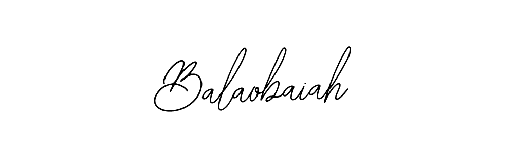 Create a beautiful signature design for name Balaobaiah. With this signature (Bearetta-2O07w) fonts, you can make a handwritten signature for free. Balaobaiah signature style 12 images and pictures png