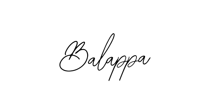 Design your own signature with our free online signature maker. With this signature software, you can create a handwritten (Bearetta-2O07w) signature for name Balappa. Balappa signature style 12 images and pictures png