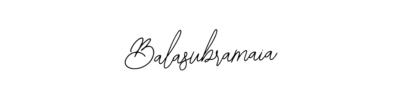 Balasubramaia stylish signature style. Best Handwritten Sign (Bearetta-2O07w) for my name. Handwritten Signature Collection Ideas for my name Balasubramaia. Balasubramaia signature style 12 images and pictures png