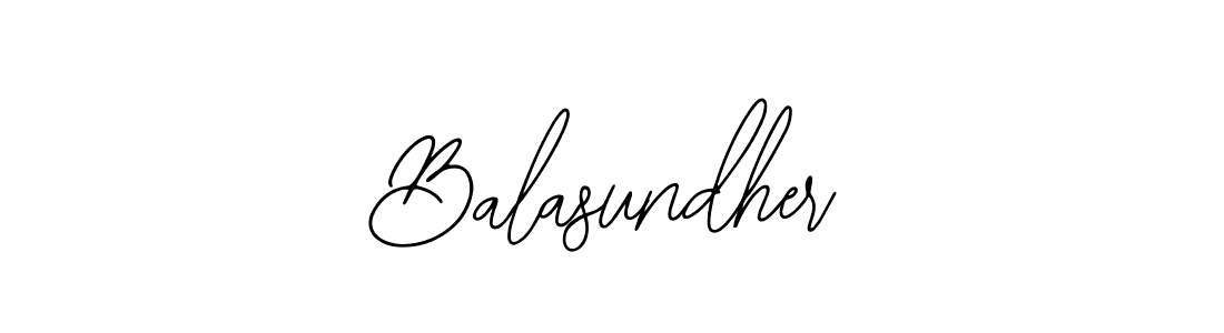 Use a signature maker to create a handwritten signature online. With this signature software, you can design (Bearetta-2O07w) your own signature for name Balasundher. Balasundher signature style 12 images and pictures png