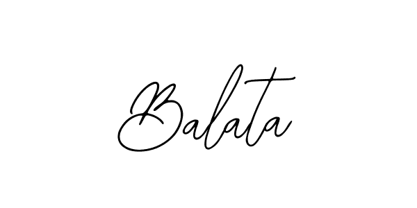 How to make Balata signature? Bearetta-2O07w is a professional autograph style. Create handwritten signature for Balata name. Balata signature style 12 images and pictures png