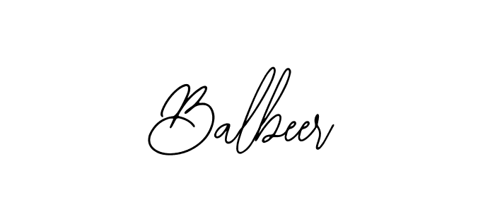 How to make Balbeer name signature. Use Bearetta-2O07w style for creating short signs online. This is the latest handwritten sign. Balbeer signature style 12 images and pictures png