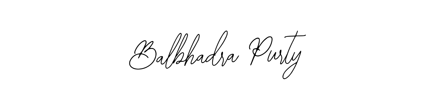 How to make Balbhadra Purty signature? Bearetta-2O07w is a professional autograph style. Create handwritten signature for Balbhadra Purty name. Balbhadra Purty signature style 12 images and pictures png