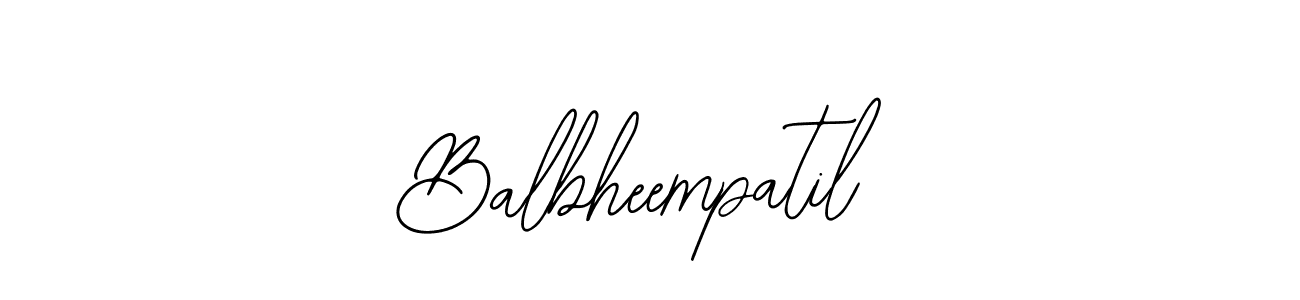 How to make Balbheempatil signature? Bearetta-2O07w is a professional autograph style. Create handwritten signature for Balbheempatil name. Balbheempatil signature style 12 images and pictures png