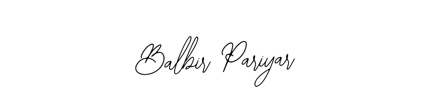 You can use this online signature creator to create a handwritten signature for the name Balbir Pariyar. This is the best online autograph maker. Balbir Pariyar signature style 12 images and pictures png