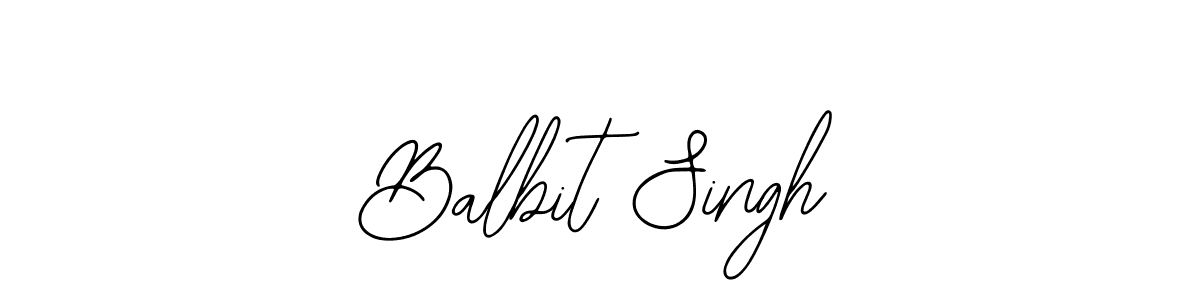 How to make Balbit Singh name signature. Use Bearetta-2O07w style for creating short signs online. This is the latest handwritten sign. Balbit Singh signature style 12 images and pictures png