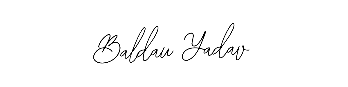 Design your own signature with our free online signature maker. With this signature software, you can create a handwritten (Bearetta-2O07w) signature for name Baldau Yadav. Baldau Yadav signature style 12 images and pictures png