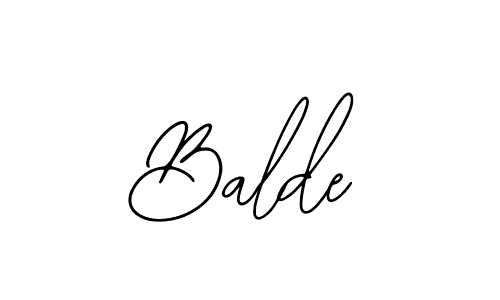 Balde stylish signature style. Best Handwritten Sign (Bearetta-2O07w) for my name. Handwritten Signature Collection Ideas for my name Balde. Balde signature style 12 images and pictures png