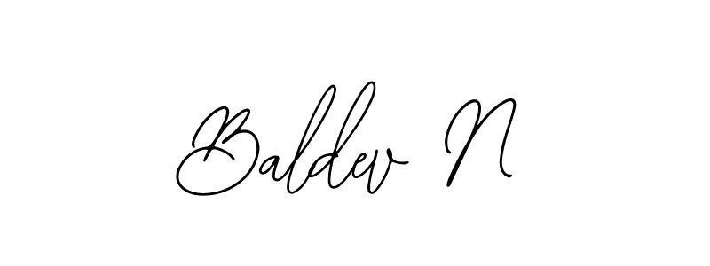 Also You can easily find your signature by using the search form. We will create Baldev N name handwritten signature images for you free of cost using Bearetta-2O07w sign style. Baldev N signature style 12 images and pictures png