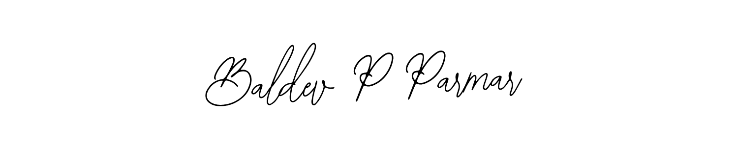 Also we have Baldev P Parmar name is the best signature style. Create professional handwritten signature collection using Bearetta-2O07w autograph style. Baldev P Parmar signature style 12 images and pictures png