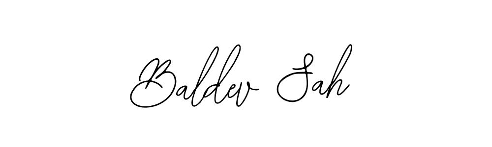 Make a beautiful signature design for name Baldev Sah. Use this online signature maker to create a handwritten signature for free. Baldev Sah signature style 12 images and pictures png