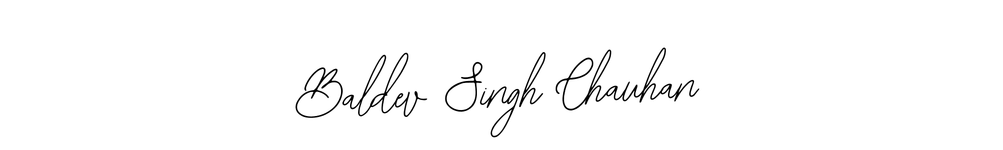 Use a signature maker to create a handwritten signature online. With this signature software, you can design (Bearetta-2O07w) your own signature for name Baldev Singh Chauhan. Baldev Singh Chauhan signature style 12 images and pictures png