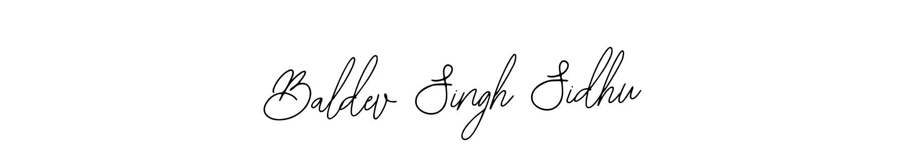 How to make Baldev Singh Sidhu name signature. Use Bearetta-2O07w style for creating short signs online. This is the latest handwritten sign. Baldev Singh Sidhu signature style 12 images and pictures png
