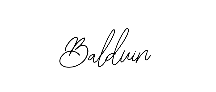 How to make Balduin signature? Bearetta-2O07w is a professional autograph style. Create handwritten signature for Balduin name. Balduin signature style 12 images and pictures png