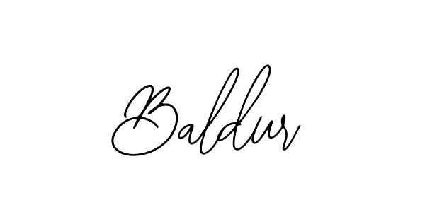Use a signature maker to create a handwritten signature online. With this signature software, you can design (Bearetta-2O07w) your own signature for name Baldur. Baldur signature style 12 images and pictures png