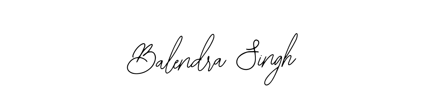 Design your own signature with our free online signature maker. With this signature software, you can create a handwritten (Bearetta-2O07w) signature for name Balendra Singh. Balendra Singh signature style 12 images and pictures png