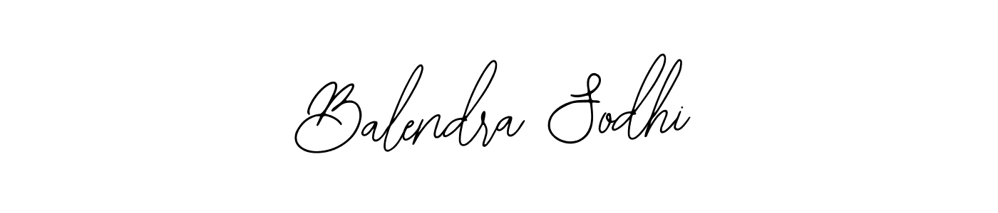 Design your own signature with our free online signature maker. With this signature software, you can create a handwritten (Bearetta-2O07w) signature for name Balendra Sodhi. Balendra Sodhi signature style 12 images and pictures png