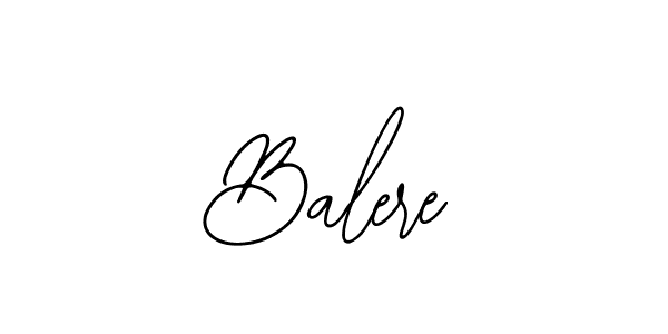 Make a beautiful signature design for name Balere. With this signature (Bearetta-2O07w) style, you can create a handwritten signature for free. Balere signature style 12 images and pictures png