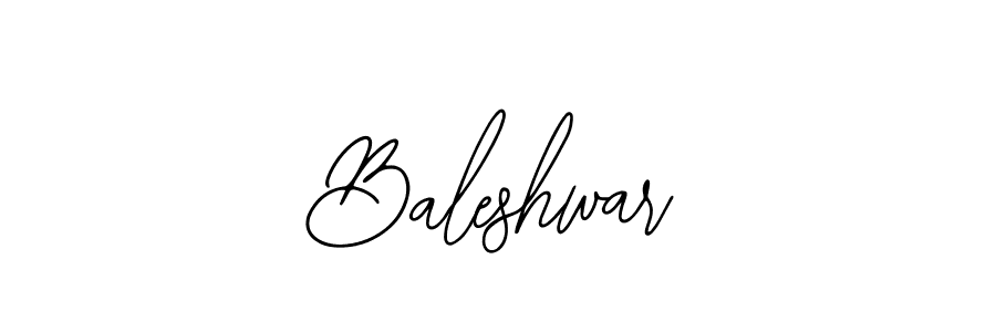 Design your own signature with our free online signature maker. With this signature software, you can create a handwritten (Bearetta-2O07w) signature for name Baleshwar. Baleshwar signature style 12 images and pictures png