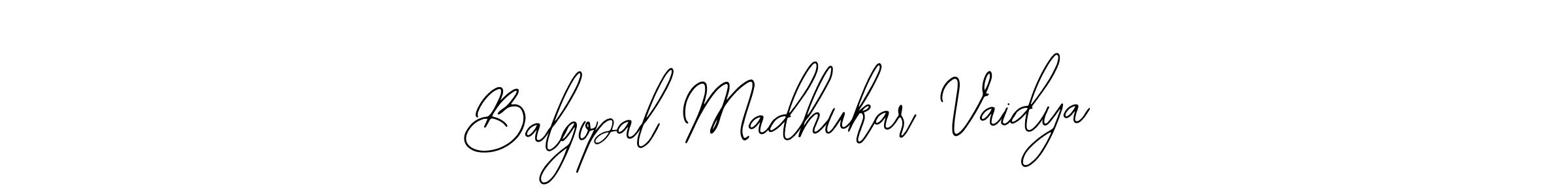 if you are searching for the best signature style for your name Balgopal Madhukar Vaidya. so please give up your signature search. here we have designed multiple signature styles  using Bearetta-2O07w. Balgopal Madhukar Vaidya signature style 12 images and pictures png