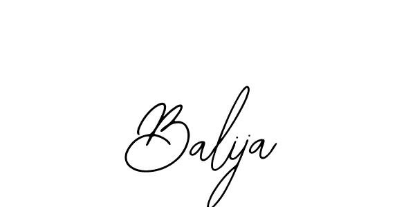 How to make Balija name signature. Use Bearetta-2O07w style for creating short signs online. This is the latest handwritten sign. Balija signature style 12 images and pictures png