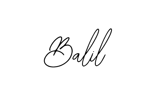 How to Draw Balil signature style? Bearetta-2O07w is a latest design signature styles for name Balil. Balil signature style 12 images and pictures png