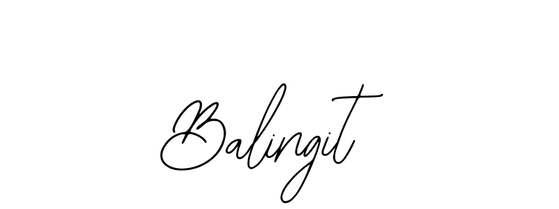 You should practise on your own different ways (Bearetta-2O07w) to write your name (Balingit) in signature. don't let someone else do it for you. Balingit signature style 12 images and pictures png