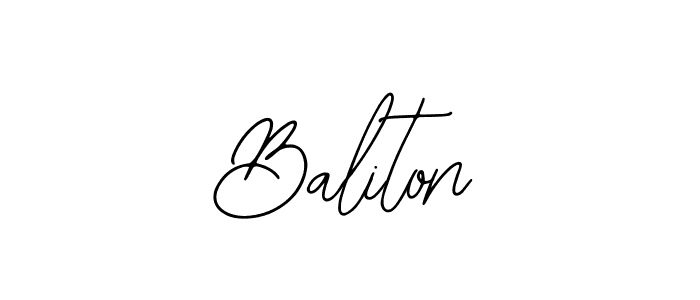 How to make Baliton name signature. Use Bearetta-2O07w style for creating short signs online. This is the latest handwritten sign. Baliton signature style 12 images and pictures png