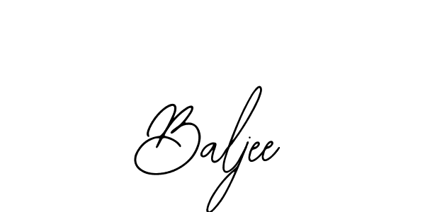 Baljee stylish signature style. Best Handwritten Sign (Bearetta-2O07w) for my name. Handwritten Signature Collection Ideas for my name Baljee. Baljee signature style 12 images and pictures png