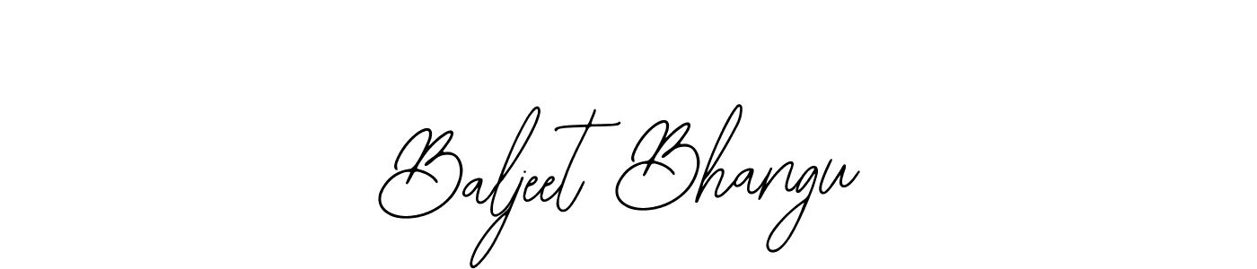 You can use this online signature creator to create a handwritten signature for the name Baljeet Bhangu. This is the best online autograph maker. Baljeet Bhangu signature style 12 images and pictures png