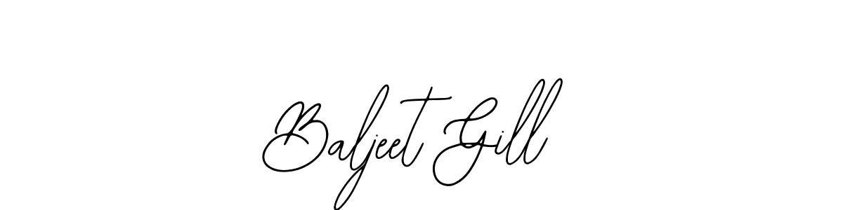 Make a beautiful signature design for name Baljeet Gill. Use this online signature maker to create a handwritten signature for free. Baljeet Gill signature style 12 images and pictures png