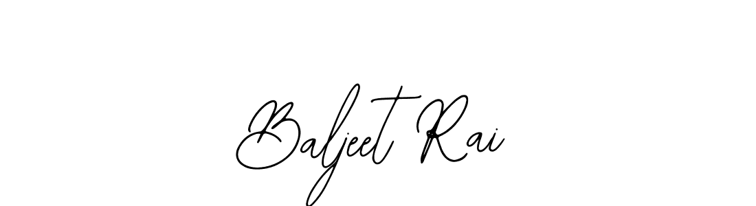 Baljeet Rai stylish signature style. Best Handwritten Sign (Bearetta-2O07w) for my name. Handwritten Signature Collection Ideas for my name Baljeet Rai. Baljeet Rai signature style 12 images and pictures png