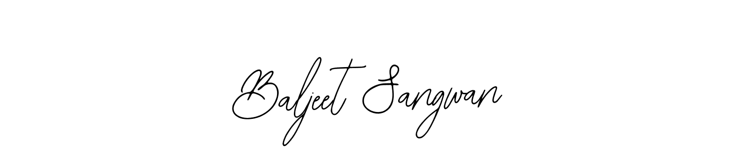 How to make Baljeet Sangwan signature? Bearetta-2O07w is a professional autograph style. Create handwritten signature for Baljeet Sangwan name. Baljeet Sangwan signature style 12 images and pictures png
