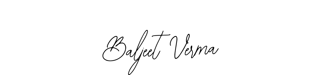 Similarly Bearetta-2O07w is the best handwritten signature design. Signature creator online .You can use it as an online autograph creator for name Baljeet Verma. Baljeet Verma signature style 12 images and pictures png