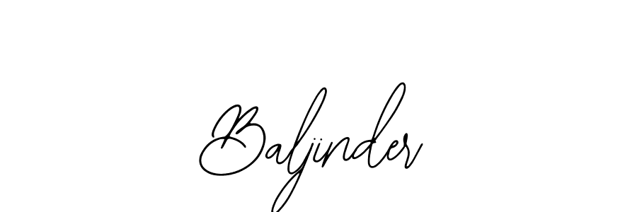 You should practise on your own different ways (Bearetta-2O07w) to write your name (Baljinder) in signature. don't let someone else do it for you. Baljinder signature style 12 images and pictures png