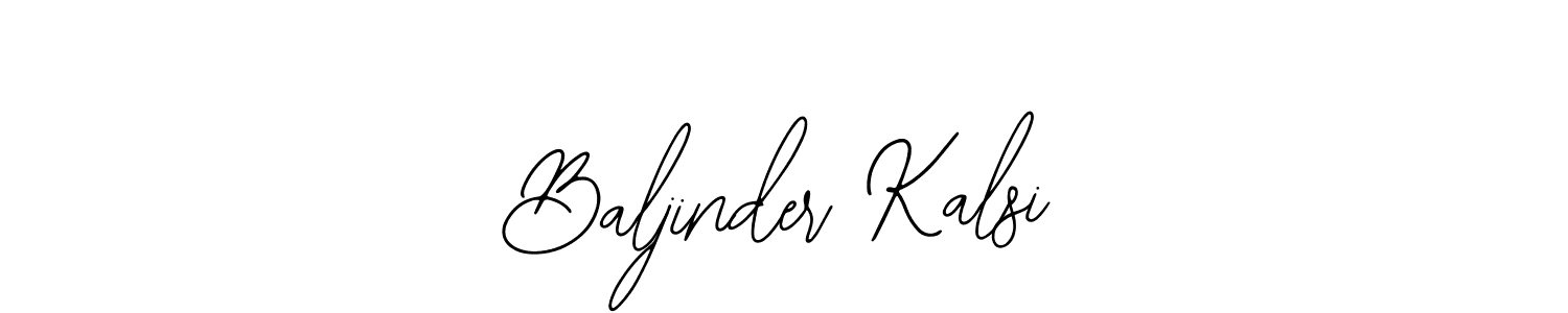 You should practise on your own different ways (Bearetta-2O07w) to write your name (Baljinder Kalsi) in signature. don't let someone else do it for you. Baljinder Kalsi signature style 12 images and pictures png