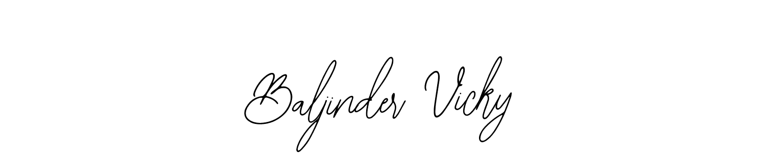 This is the best signature style for the Baljinder Vicky name. Also you like these signature font (Bearetta-2O07w). Mix name signature. Baljinder Vicky signature style 12 images and pictures png