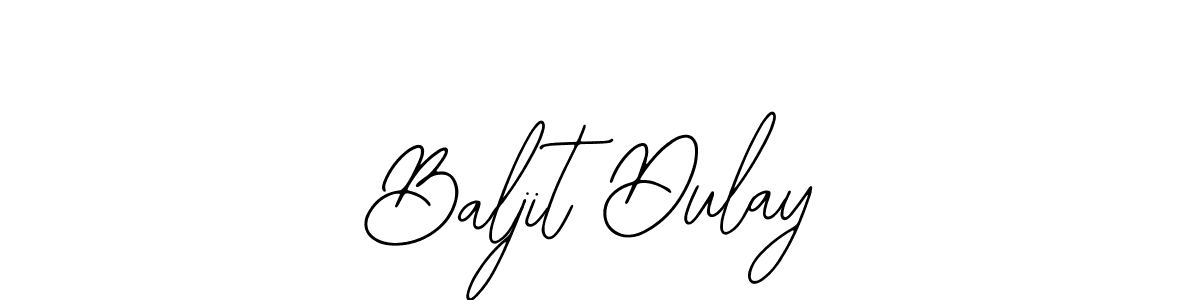 How to Draw Baljit Dulay signature style? Bearetta-2O07w is a latest design signature styles for name Baljit Dulay. Baljit Dulay signature style 12 images and pictures png