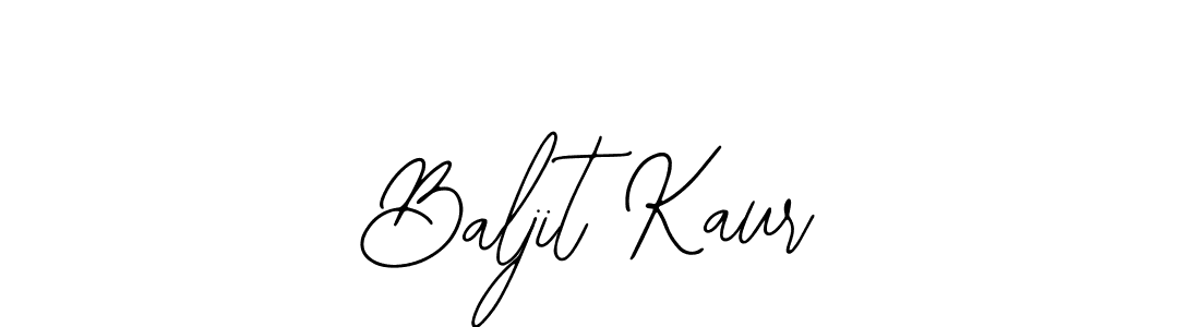 Create a beautiful signature design for name Baljit Kaur. With this signature (Bearetta-2O07w) fonts, you can make a handwritten signature for free. Baljit Kaur signature style 12 images and pictures png