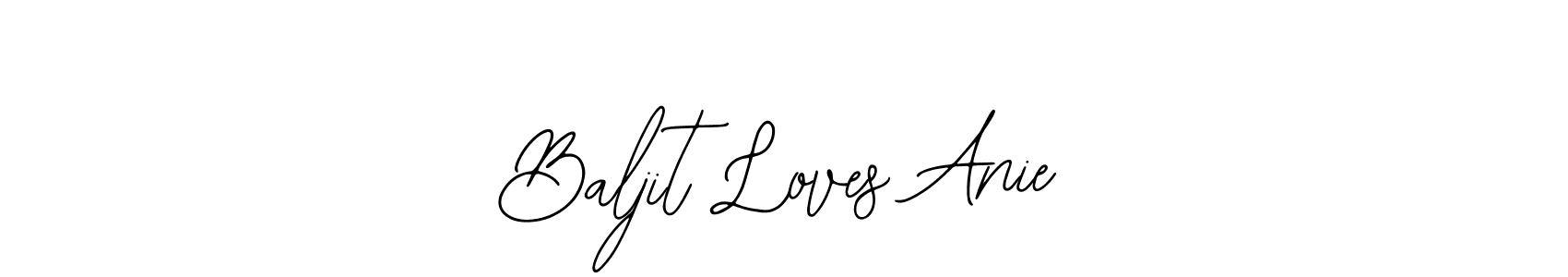 How to make Baljit Loves Anie signature? Bearetta-2O07w is a professional autograph style. Create handwritten signature for Baljit Loves Anie name. Baljit Loves Anie signature style 12 images and pictures png