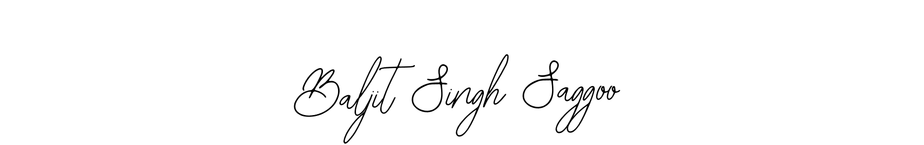 Make a beautiful signature design for name Baljit Singh Saggoo. Use this online signature maker to create a handwritten signature for free. Baljit Singh Saggoo signature style 12 images and pictures png