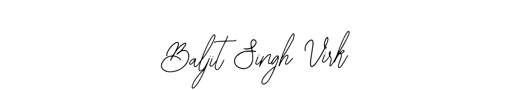 Baljit Singh Virk stylish signature style. Best Handwritten Sign (Bearetta-2O07w) for my name. Handwritten Signature Collection Ideas for my name Baljit Singh Virk. Baljit Singh Virk signature style 12 images and pictures png
