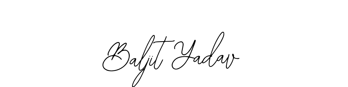 Also You can easily find your signature by using the search form. We will create Baljit Yadav name handwritten signature images for you free of cost using Bearetta-2O07w sign style. Baljit Yadav signature style 12 images and pictures png