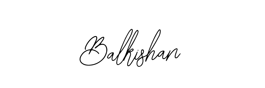 You should practise on your own different ways (Bearetta-2O07w) to write your name (Balkishan) in signature. don't let someone else do it for you. Balkishan signature style 12 images and pictures png