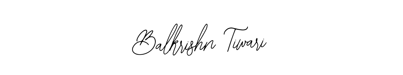 Create a beautiful signature design for name Balkrishn Tiwari. With this signature (Bearetta-2O07w) fonts, you can make a handwritten signature for free. Balkrishn Tiwari signature style 12 images and pictures png