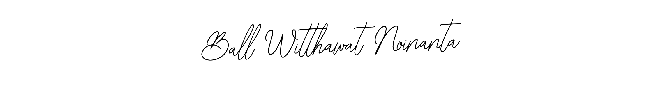 Similarly Bearetta-2O07w is the best handwritten signature design. Signature creator online .You can use it as an online autograph creator for name Ball Witthawat Noinanta. Ball Witthawat Noinanta signature style 12 images and pictures png