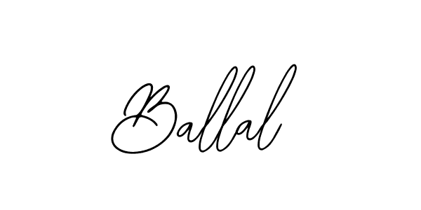 Use a signature maker to create a handwritten signature online. With this signature software, you can design (Bearetta-2O07w) your own signature for name Ballal. Ballal signature style 12 images and pictures png