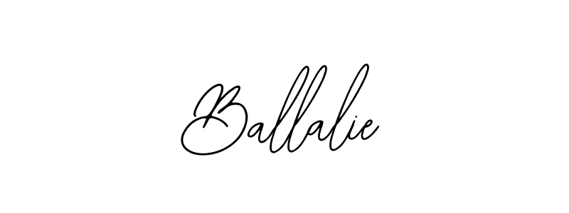 You should practise on your own different ways (Bearetta-2O07w) to write your name (Ballalie) in signature. don't let someone else do it for you. Ballalie signature style 12 images and pictures png
