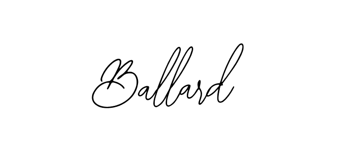 You should practise on your own different ways (Bearetta-2O07w) to write your name (Ballard) in signature. don't let someone else do it for you. Ballard signature style 12 images and pictures png